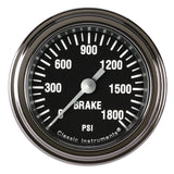 Classic Instruments Hot Rod 2-1/8" Brake Pressure Gauge - HR167SLF