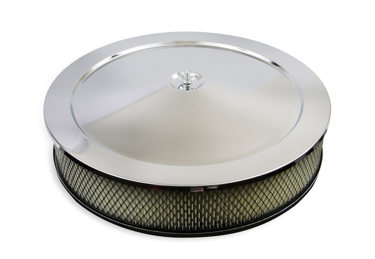 Mr Gasket Competition Air Cleaner - Chrome - 9790