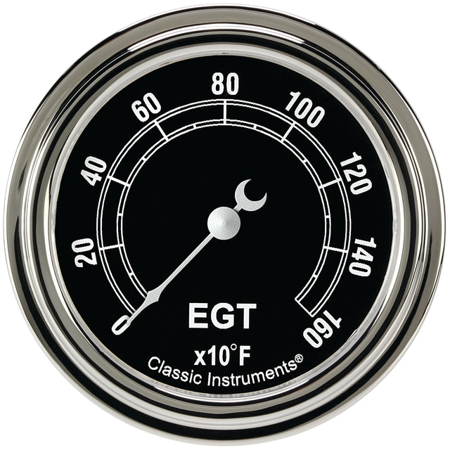 Classic Instruments Traditional 2-5/8" Exhaust Gas Tempature Gauge - TR398SLF
