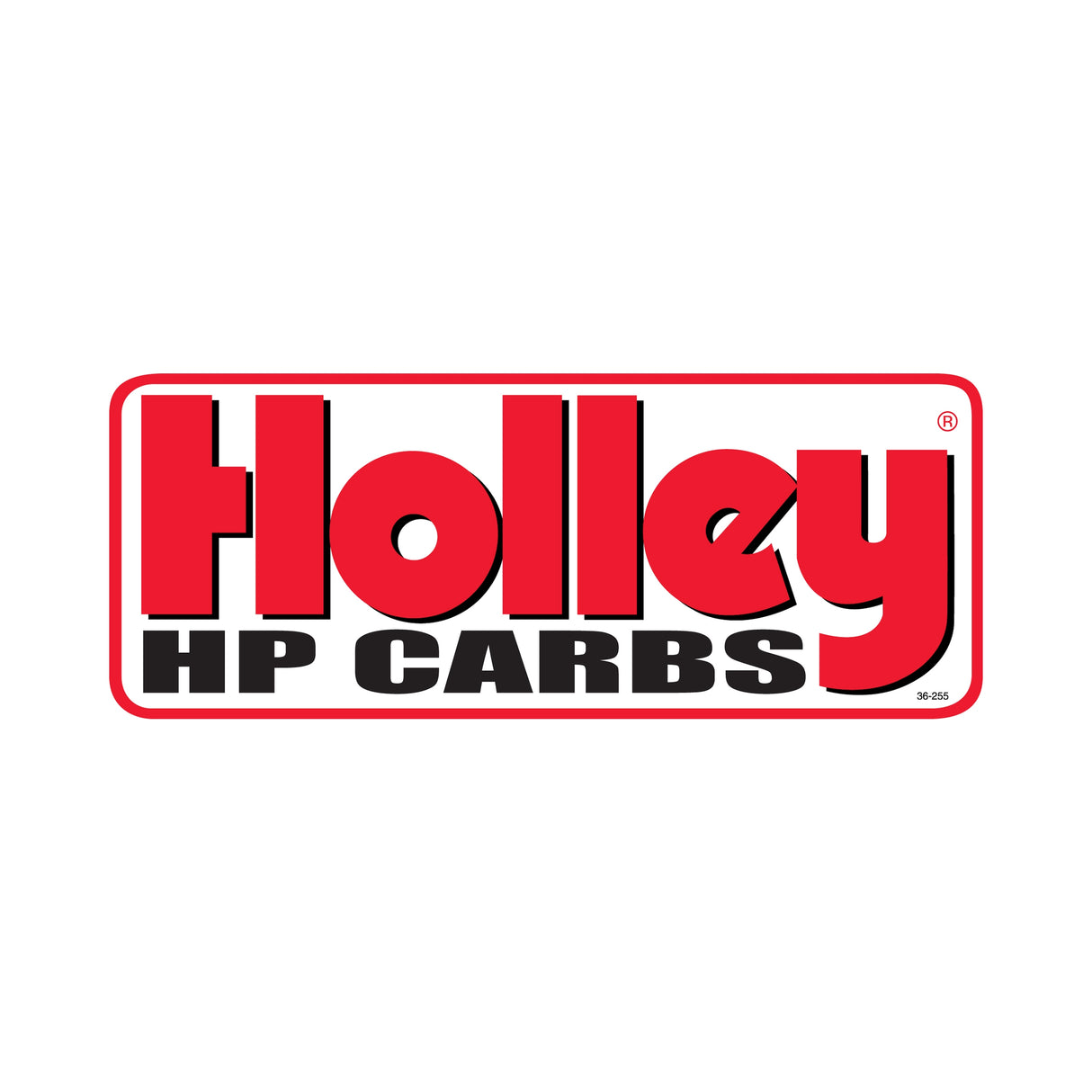 Holley 36-255 HP Carbs Decal