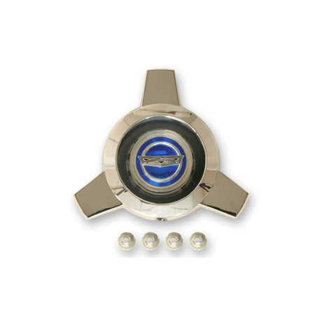 Scott Drake Wire Spoke Center Cap Only (Blue center) - C5AZ-1141-A