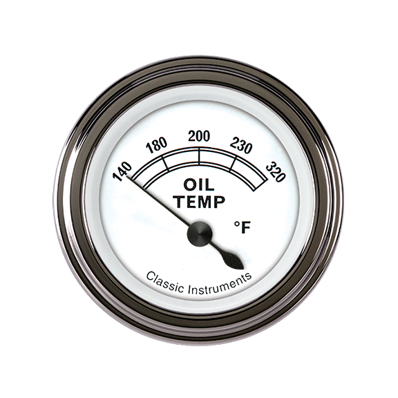 Classic Instruments CLASSIC WHITE OIL TEMPERATURE - CW28SLC