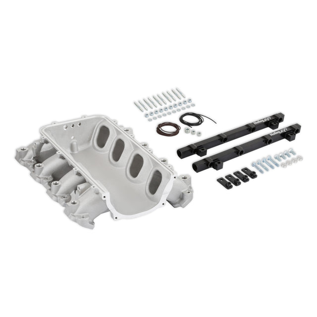 Holley 300-713 Ultra Lo-Ram Manifold Base and Port Injection Fuel Rails - GM Gen V LT
