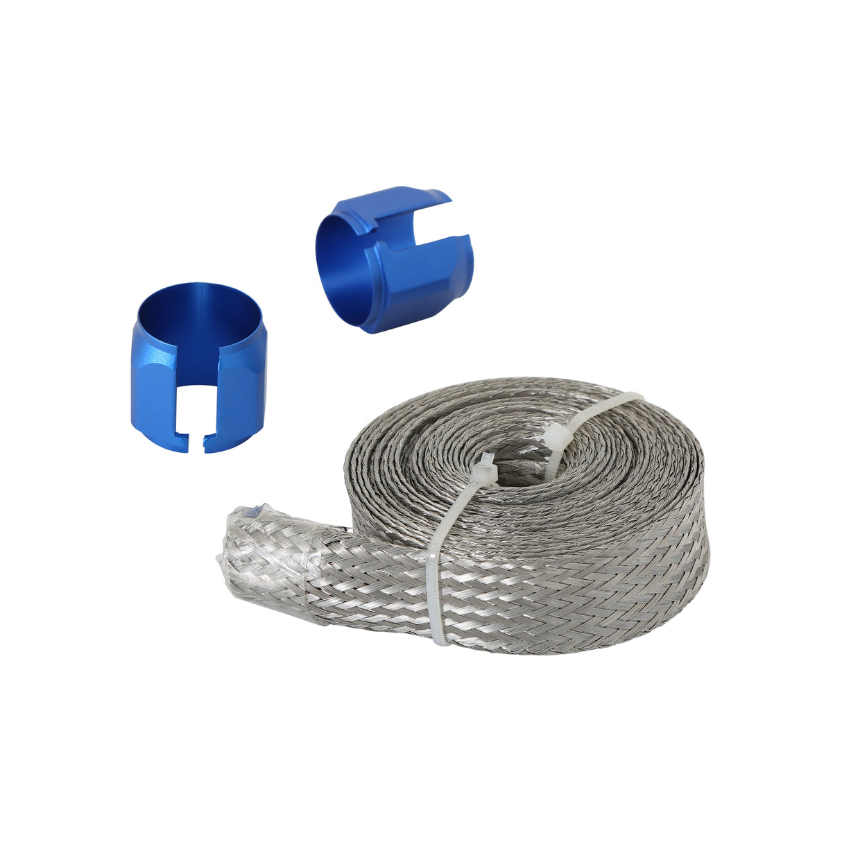 Mr Gasket Mr. Gasket Flex-Braid Hose Sleeve Kit - Blue - 8091