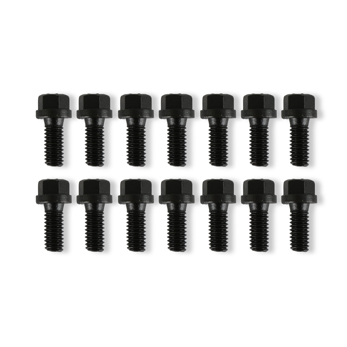 Mr Gasket Header Bolts - 5/16-18 x 3/4 Inch Hex Head - Black Oxide - 976