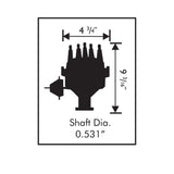 MSD Ford Y-Block Ready-to-Run Distributor - 8383
