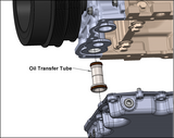 Holley 302-86 Oil Transfer Tube - Ford Godzilla 7.3L