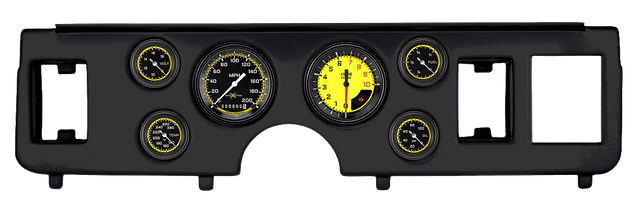 Classic Instruments AutoCross Yellow Series, full-sweep - CDMU79AXY101BL
