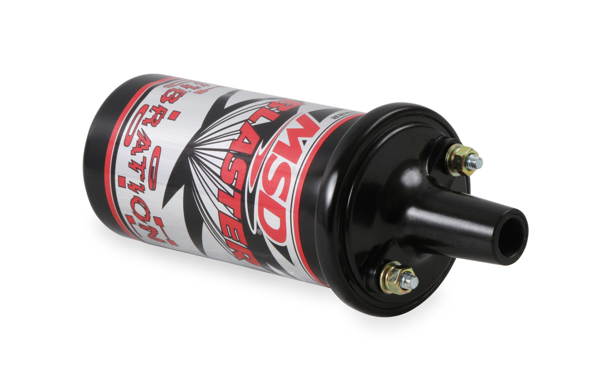 MSD Ignition Coil - Blaster Series - High Vibration - Black - 8222