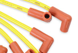 ACCEL Spark Plug Wire Set - 8mm - Yellow with HEI Stock Style Boots - 4048