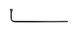 NOS 90 Degree Nitrous Bottle Blowdown Tube - Black - 16161NOS