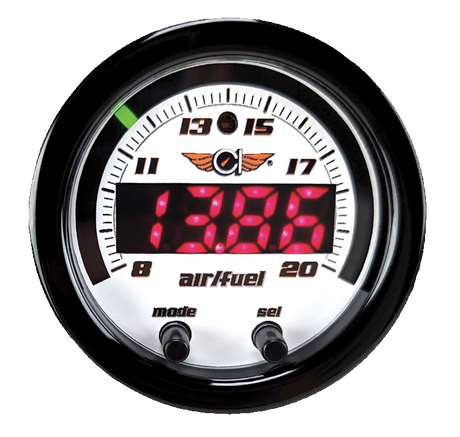 Classic Instruments Velocity White Digital Air Fuel Ratio Gauge 2 1/8 - VS194WD
