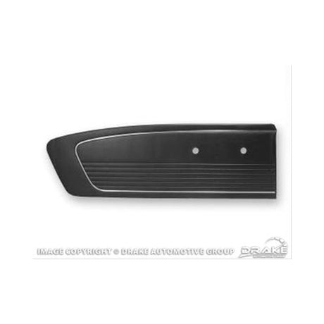 Scott Drake 1967 Deluxe Door Panels (Black) - C7ZZ65239423BKD