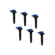 ACCEL Ignition Coil - Super Coil series - 2007-2016 Ford 3.5L/3.7L V6, Blue, 6-pack - 140061B-6