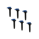 ACCEL Ignition Coil - Super Coil series - 2007-2016 Ford 3.5L/3.7L V6, Blue, 6-pack - 140061B-6