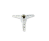 Mr Gasket Air Cleaner Wing Nut - Tri-Bar - Chrome - 9868
