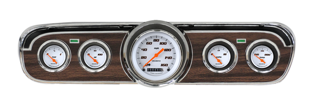 Classic Instruments Velocity Series White 1965-66 Mustang Package - MU65VSW00