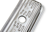 Mr Gasket Chrome Valve Covers - Finned - 9415