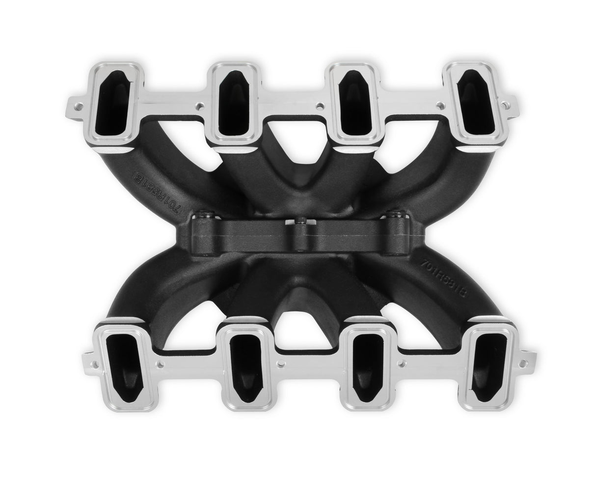 Holley 300-295BK Single Plane 4500 Carbureted Split-Design Race Intake Manifold - GM LS1/LS2/LS6