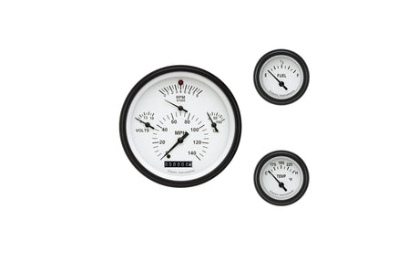Classic Instruments TETRA 6 GAUTOGE WHITE-GM - TE01WBLF