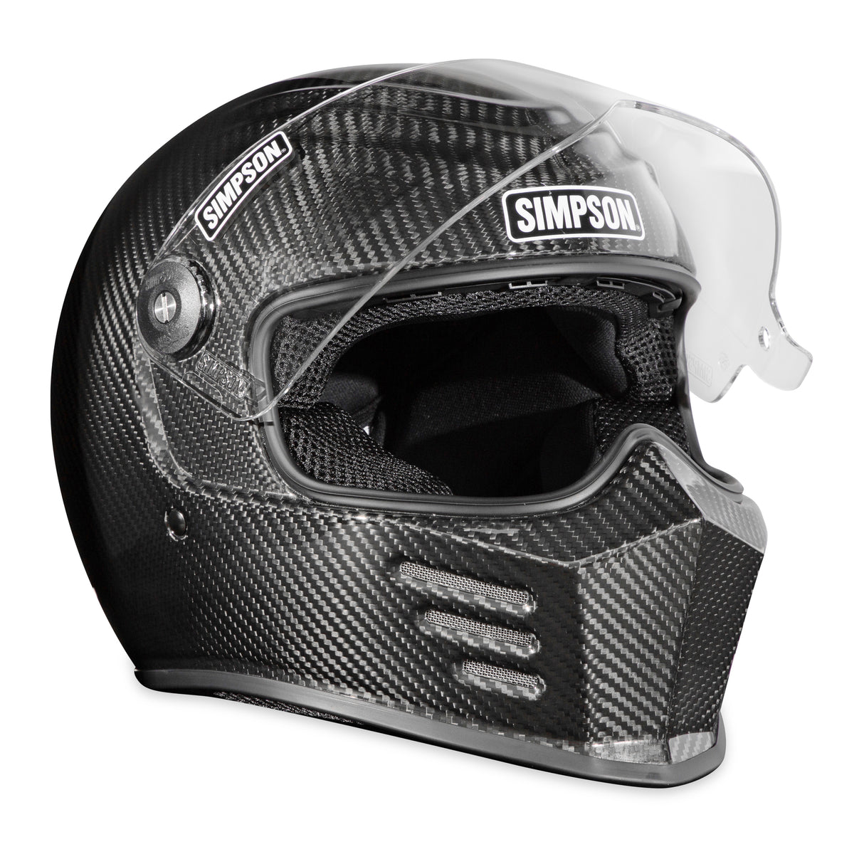 Simpson Motorcycle Outlaw Bandit 3.0 Helmet - Carbon Fiber 2X - OB3C2X