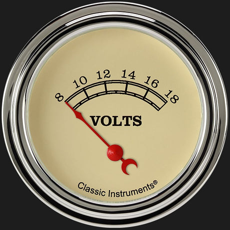 Classic Instruments Vintage 2 5/8" Volt Gauge - VT230SLF