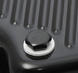 Mr Gasket Transmission Oil Pan - Black Steel - 9786BMRG