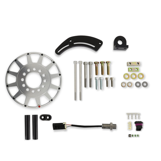 Holley 556-174 8-Inch 12-1X Crank Trigger Kit, LS, Hall Effect