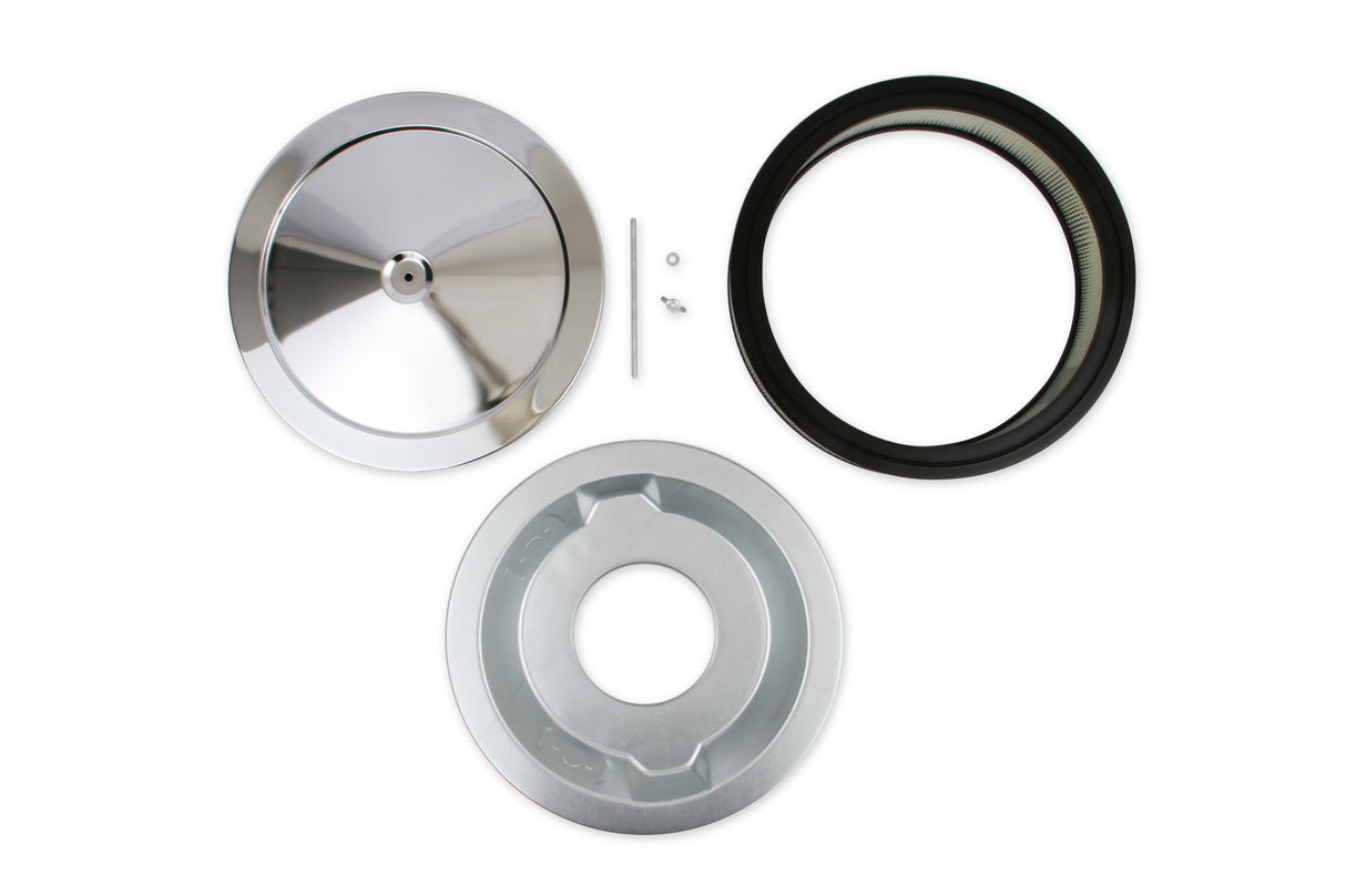 Mr Gasket Competition Air Cleaner - Chrome - 9790