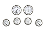 Classic Instruments White Hot Six Gauge Set 201 - WH201SLF