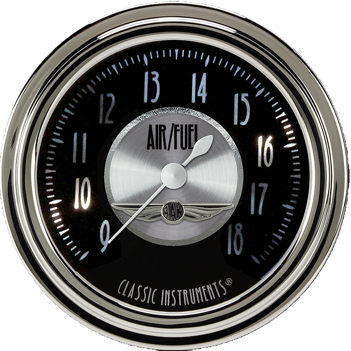 Classic Instruments All American Tradition 2 5/8" Air Fuel Ratio Gauge - AT394SLC