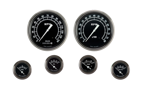 Classic Instruments TRADITIONAL5IN SPEED, 5IN TACH, 2IN FTVO-G - TR51SLC