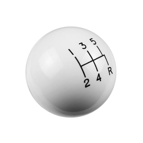 Hurst Shift Knob - 5-Speed Pattern - White - 1630008