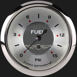 Classic Instruments All American 2 5/8" Fuel Pressure Gauge, 15 psi - AW345SRC