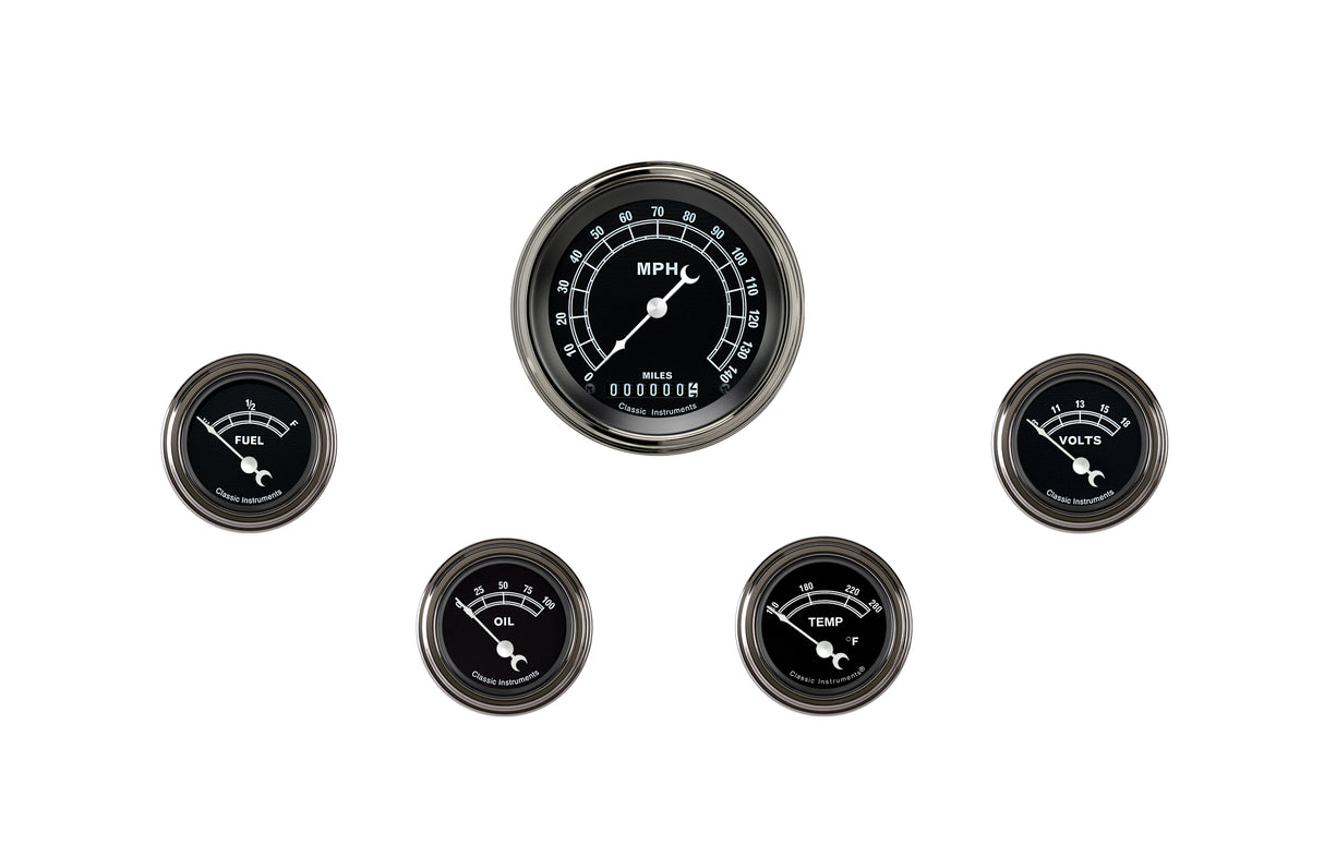 Classic Instruments Traditional Series Five Gauge Set - TR00SLF