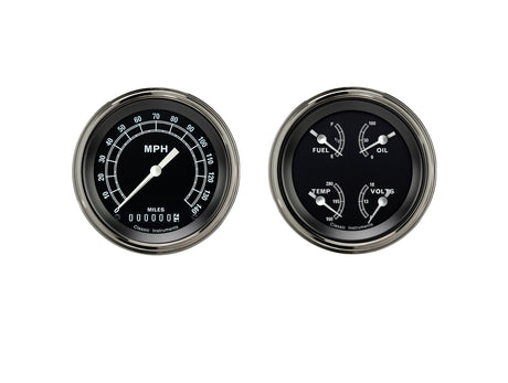Classic Instruments TRADITIONAL 3IN SPEEDO/QUAD-GM - TR02SLC