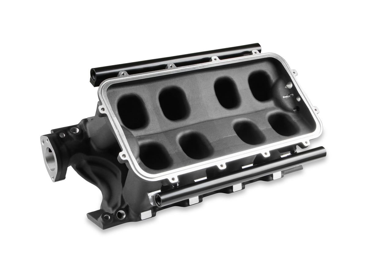 Holley 300-274BK 8.2" SBF Ford Hi-Ram EFI Manifold Base-Black