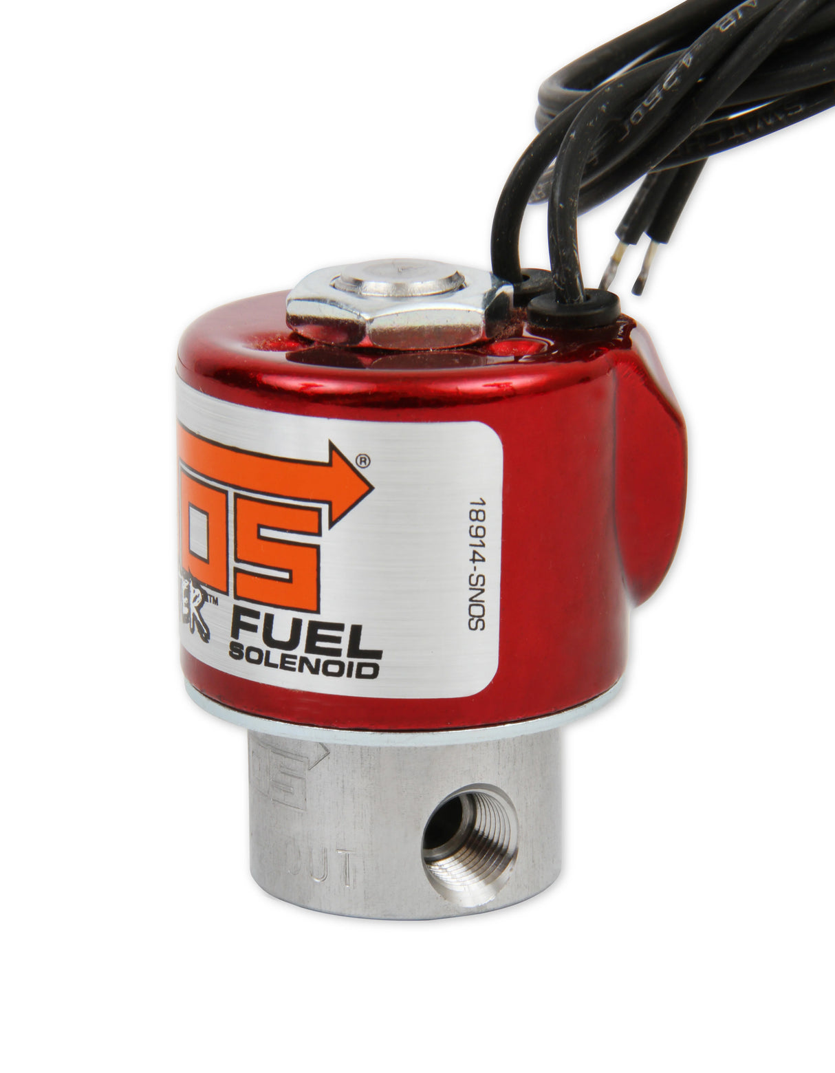 NOS Fuel Solenoid - Red - 18050NOS