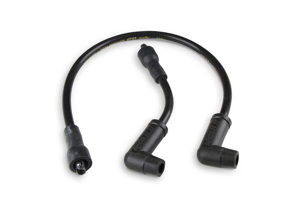 ACCEL Custom Race Wire - Select Sportster, Softail and Dyna Models - 8.8mm - Stainless Steel Core - Black - 172072K