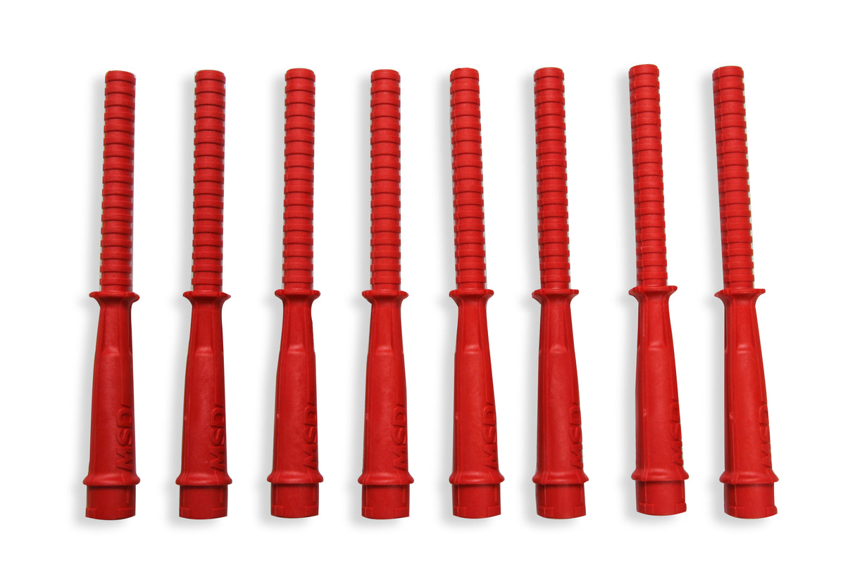MSD Single Hemi Wire Set, Super Conductor 8.5mm Wire Set, Red - 31529