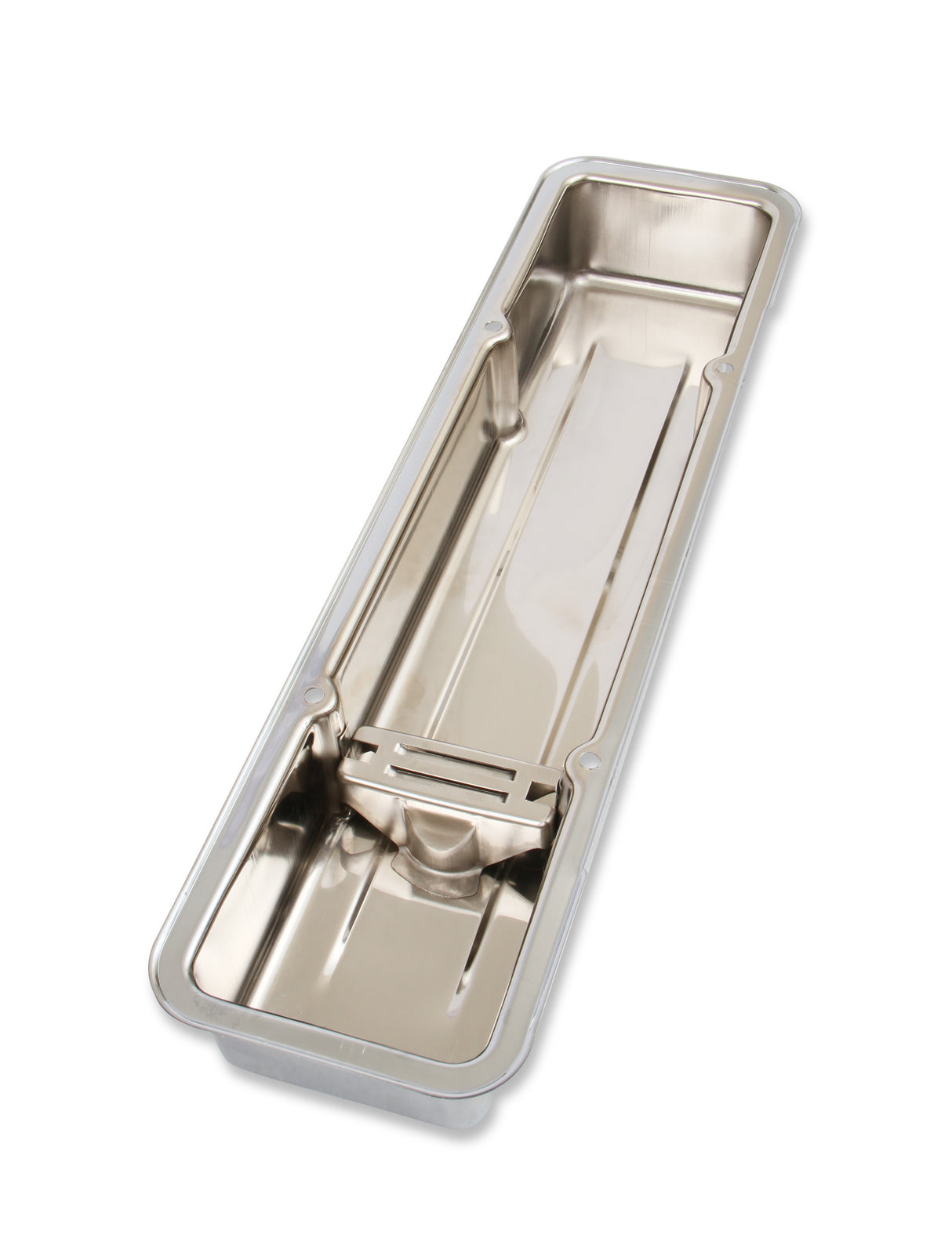 Mr Gasket Chrome Valve Covers - Dual Cap Holes - 9800