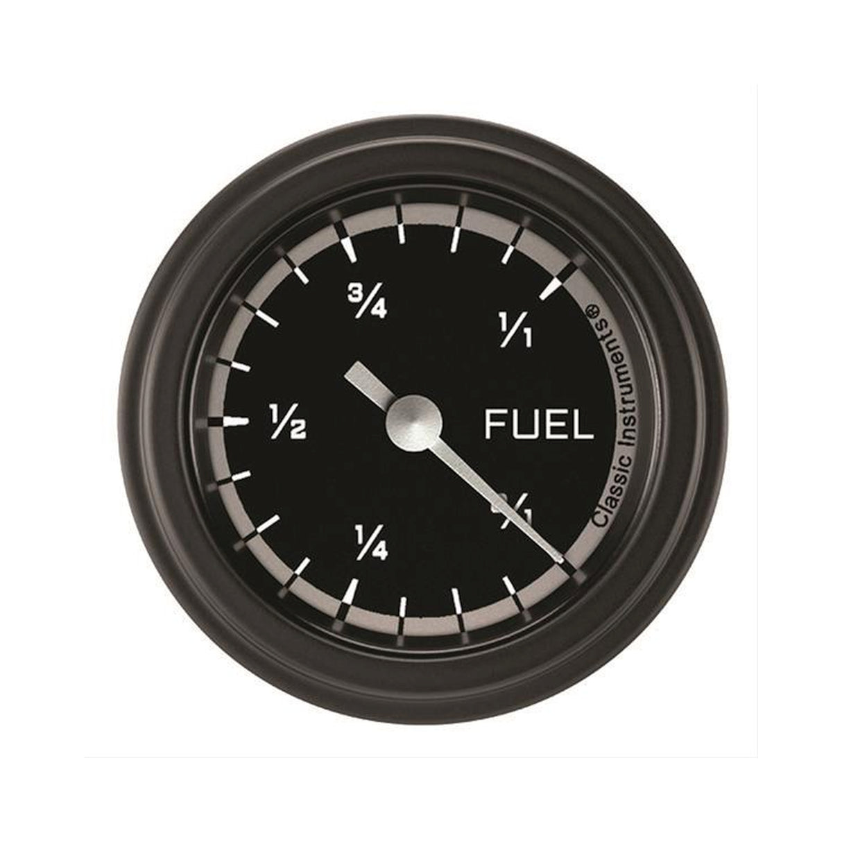 Classic Instruments Autocross Gray 2 1/8" Fuel Gauge - AX109GBLF
