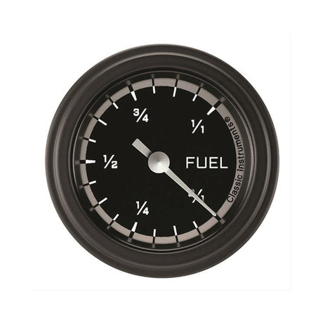 Classic Instruments Autocross Gray 2 1/8" Fuel Gauge - AX109GBLF