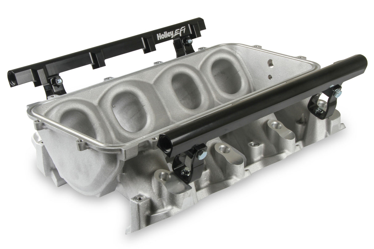 Holley 300-670 Lo-Ram Manifold Base and Fuel Rails Single Fuel Injector GM LS3/L92