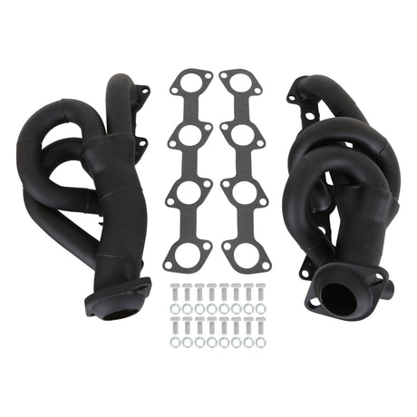 Flowtech Shorty Headers - Black Painted - 91670FLT