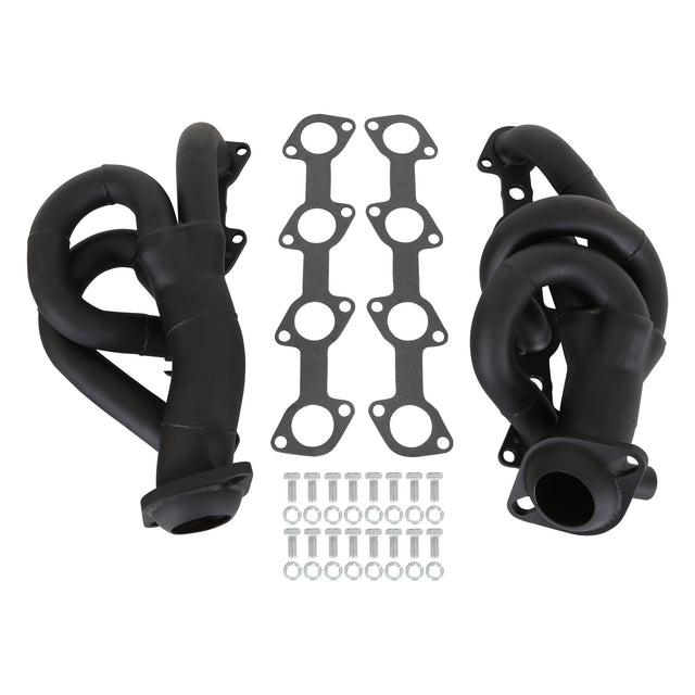 Flowtech Shorty Headers - Black Painted - 91670FLT