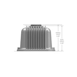 Holley 241-240 Valve Covers - Vintage Series - Finned - SBC - Natural