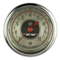 Classic Instruments All American Nickel 2-1/8" Tachometer Gauge - AN183SHC