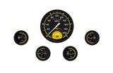 Classic Instruments Auto Cross Yellow 4 5/8" Speedtachular - AX65YBLF