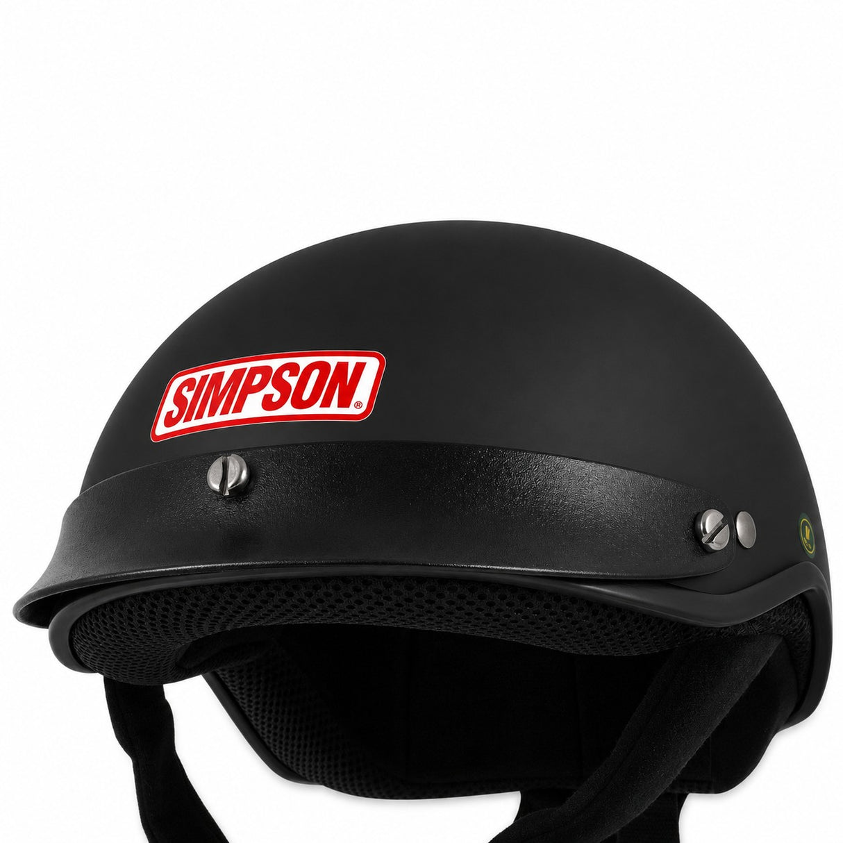 Simpson Safety SHORTY CREW HELMET LARGE BLACK - 9430032